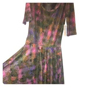 lularoe rainbow vintage nicole dress